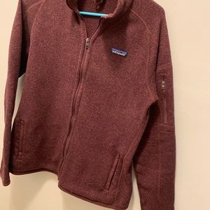 Patagonia Better Sweater/large dark ruby women’s